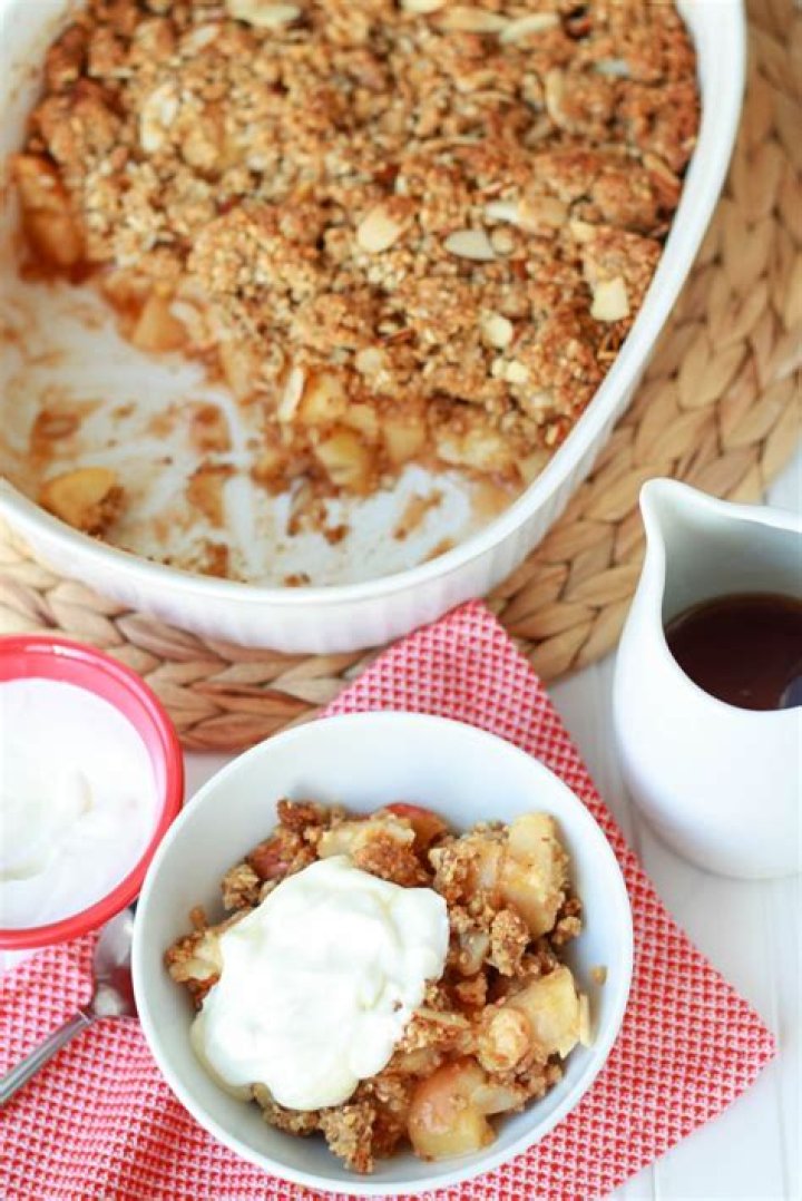 Apple Breakfast Crisp - Celebrating Sweets