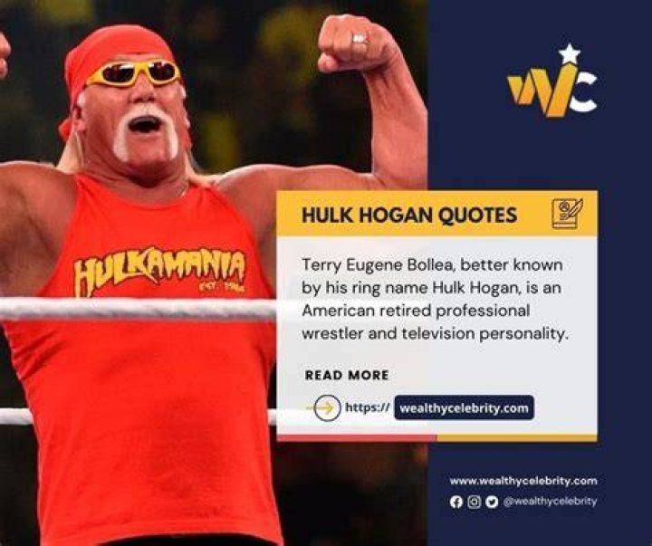 Hulk Hogan Quotes about his family, dad and maths