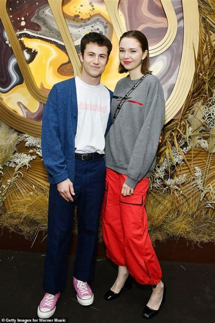 Is Katherine Langford dating with Dylan Minnette? Or she still single?