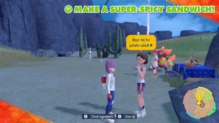 Pokémon Scarlet Violet The Indigo Disk: How to make a Super-Spicy Sandwich for Crispin? - SarkariResult