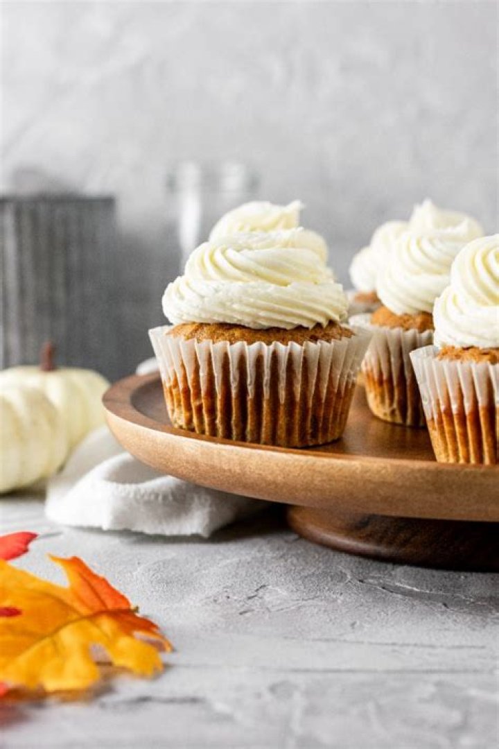 Pumpkin Cupcakes with Maple Frosting