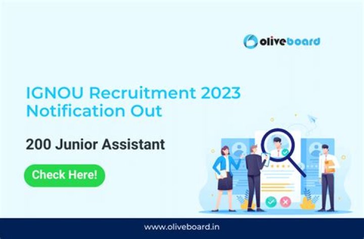 Recruitment in ignou 2022 - 2023