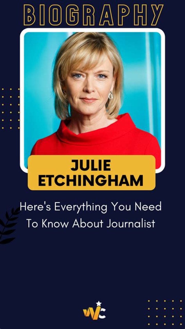 Who is Julie Etchingham? – Interesting Facts About ITV Newsreader
